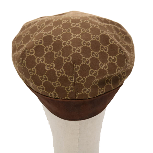 GUCCI GG Canvas Hunting Hat Brown Auth yk7612 - Picture 3 of 11